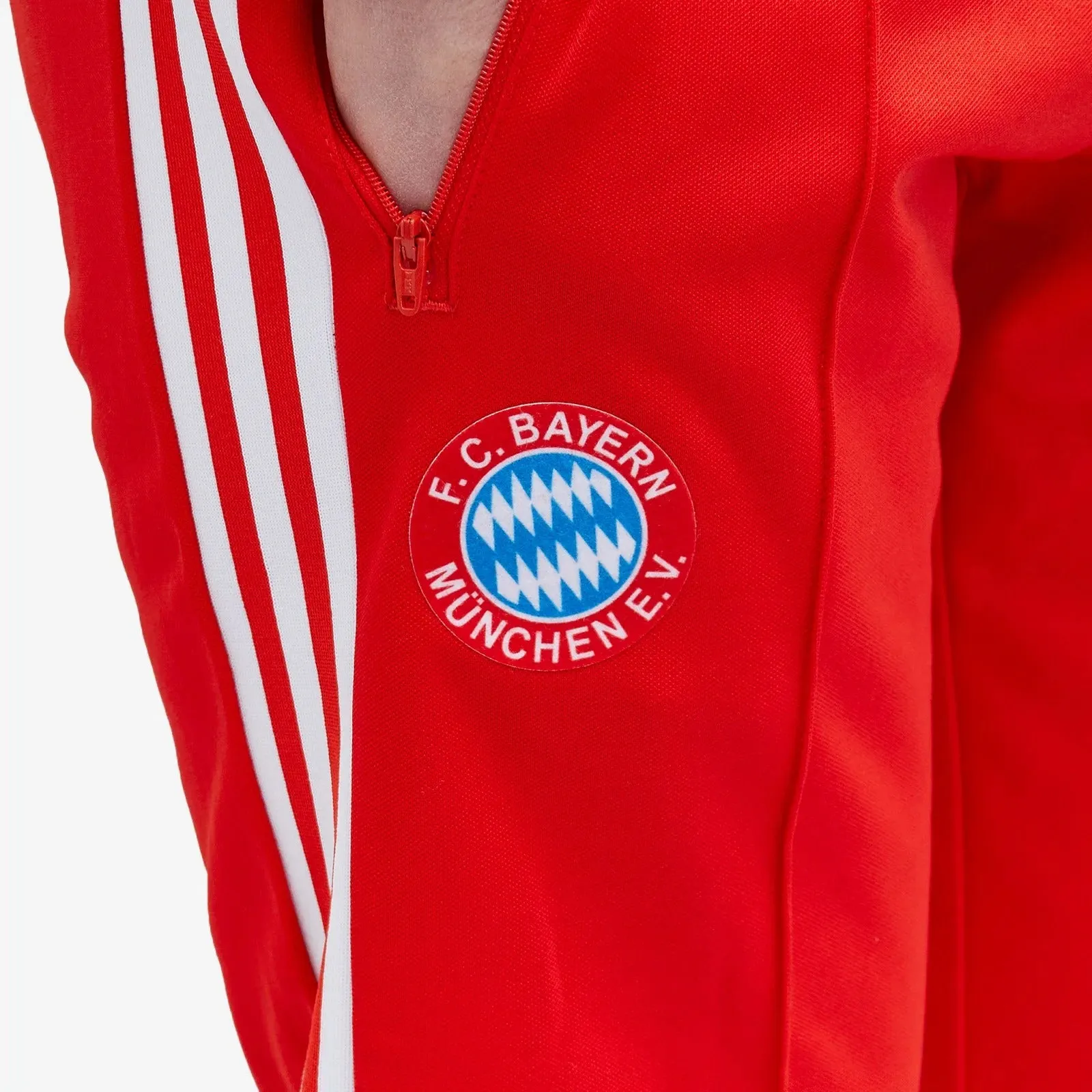 Adidas FC Bayern Munich OG Beckenbauer Track Pants, Red/White