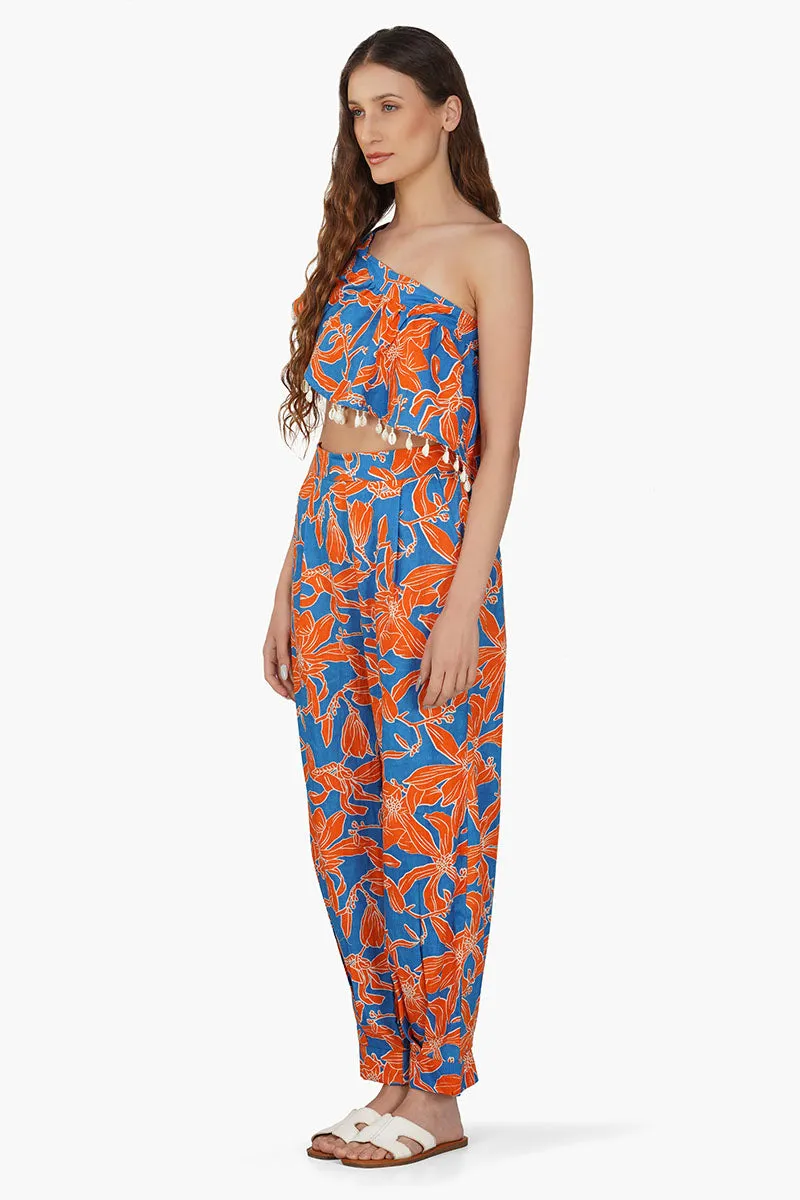 Apricot Beauty Printed Pant