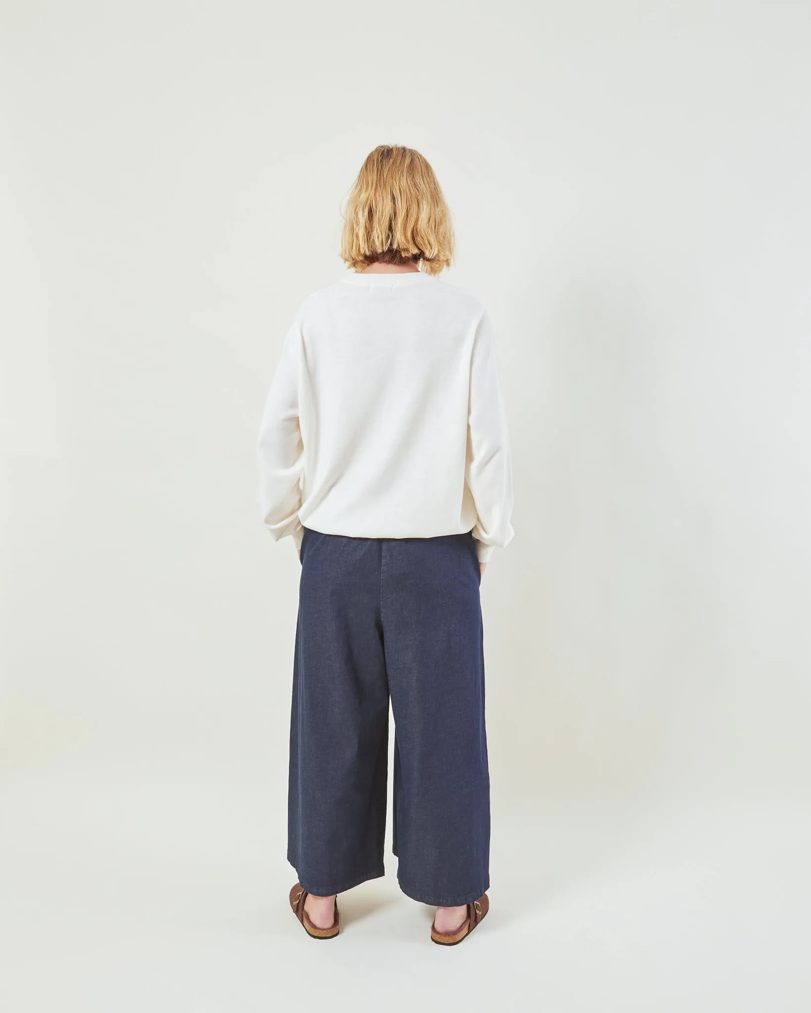 Armelle Trouser - Denim Chambray