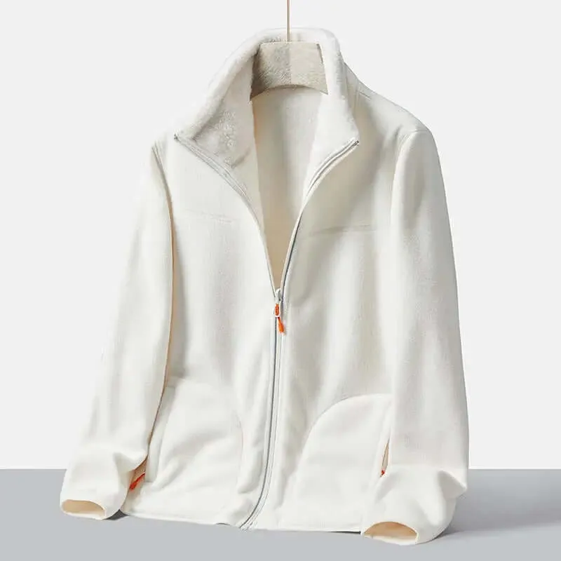 Autumn new double-sided warm fleece jacket for women,