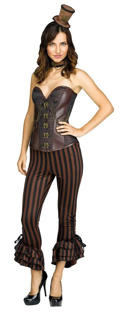 Black/Brown Sexy Pirate Trousers