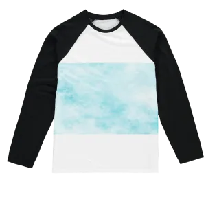 Blue Clouds Sublimation Baseball Long Sleeve T-Shirt