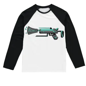 Blue Weapon Sublimation Baseball Long Sleeve T-Shirt