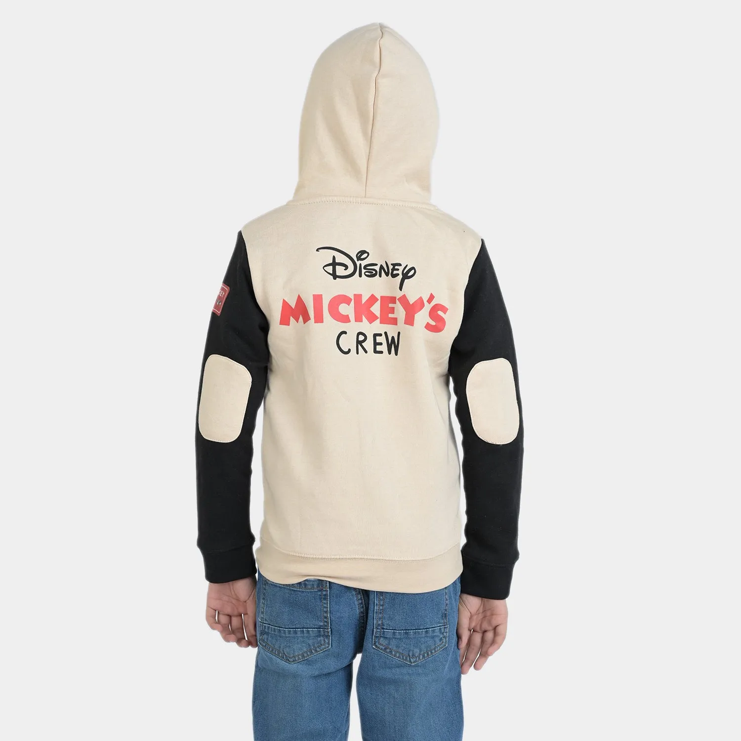 Boys Fleece Hooded Jacket Character - B.Sand