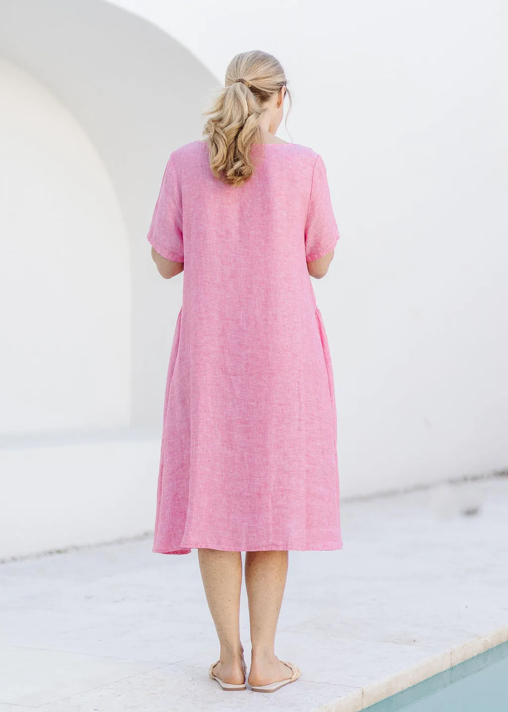 Briar Dress Bright Pink