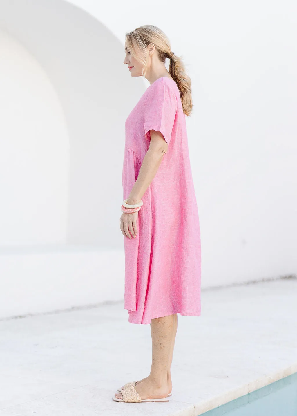 Briar Dress Bright Pink