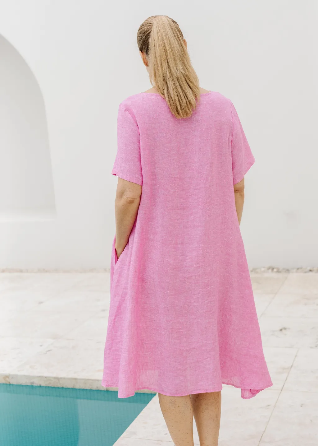 Briar Dress Bright Pink