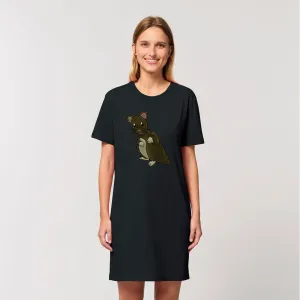 BrownHamster Organic T-Shirt Dress