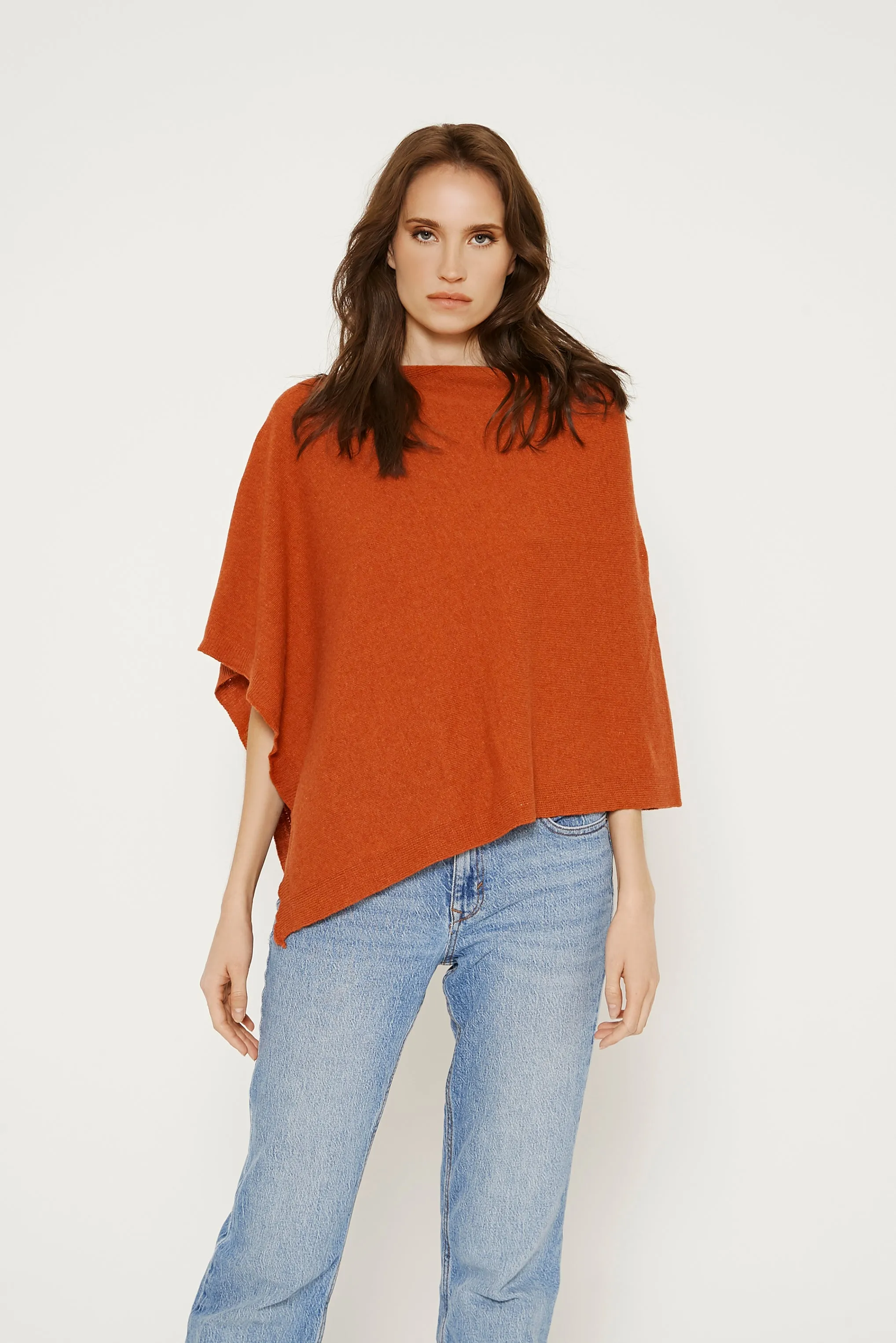 Cashmere Blend Poncho