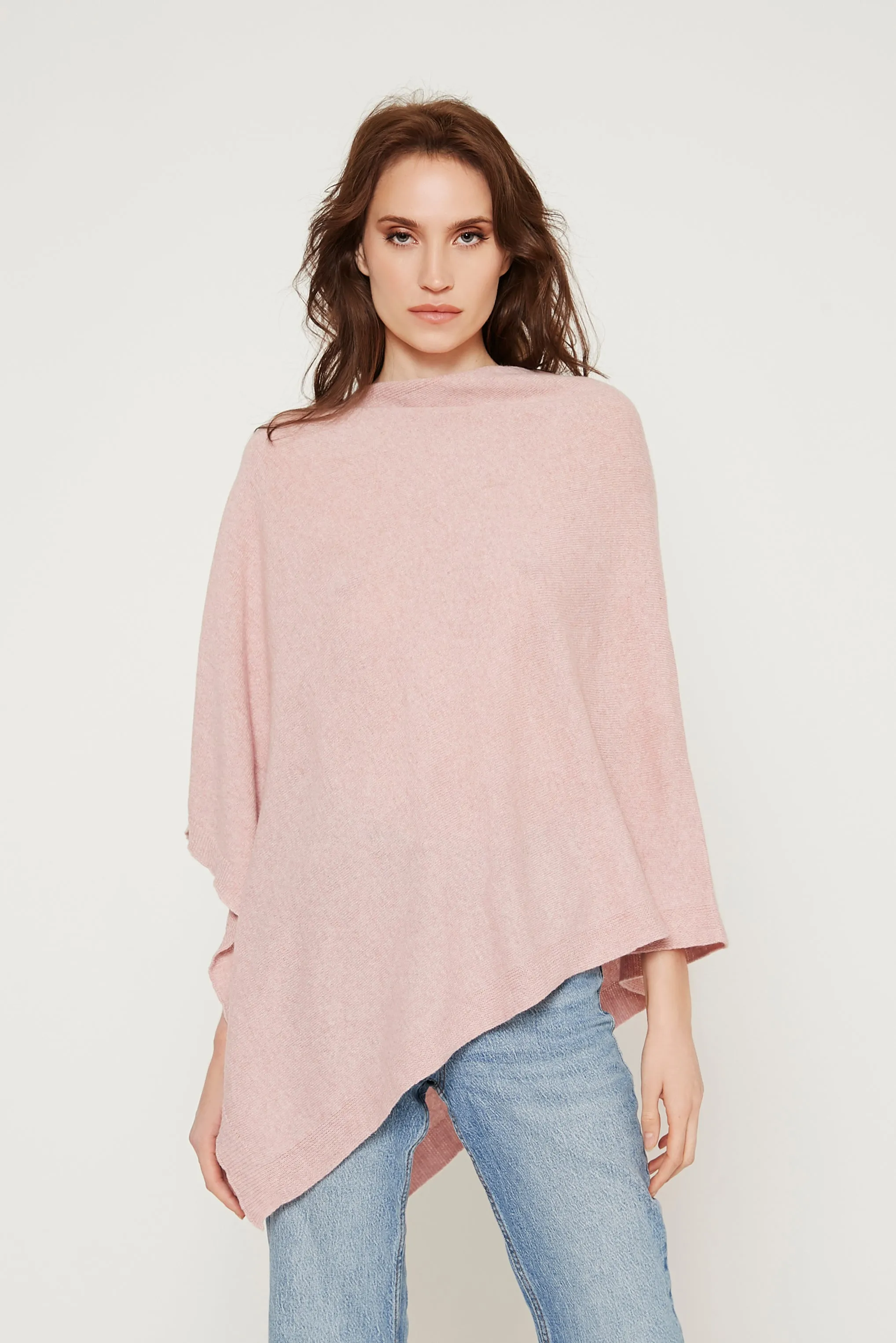 Cashmere Blend Poncho