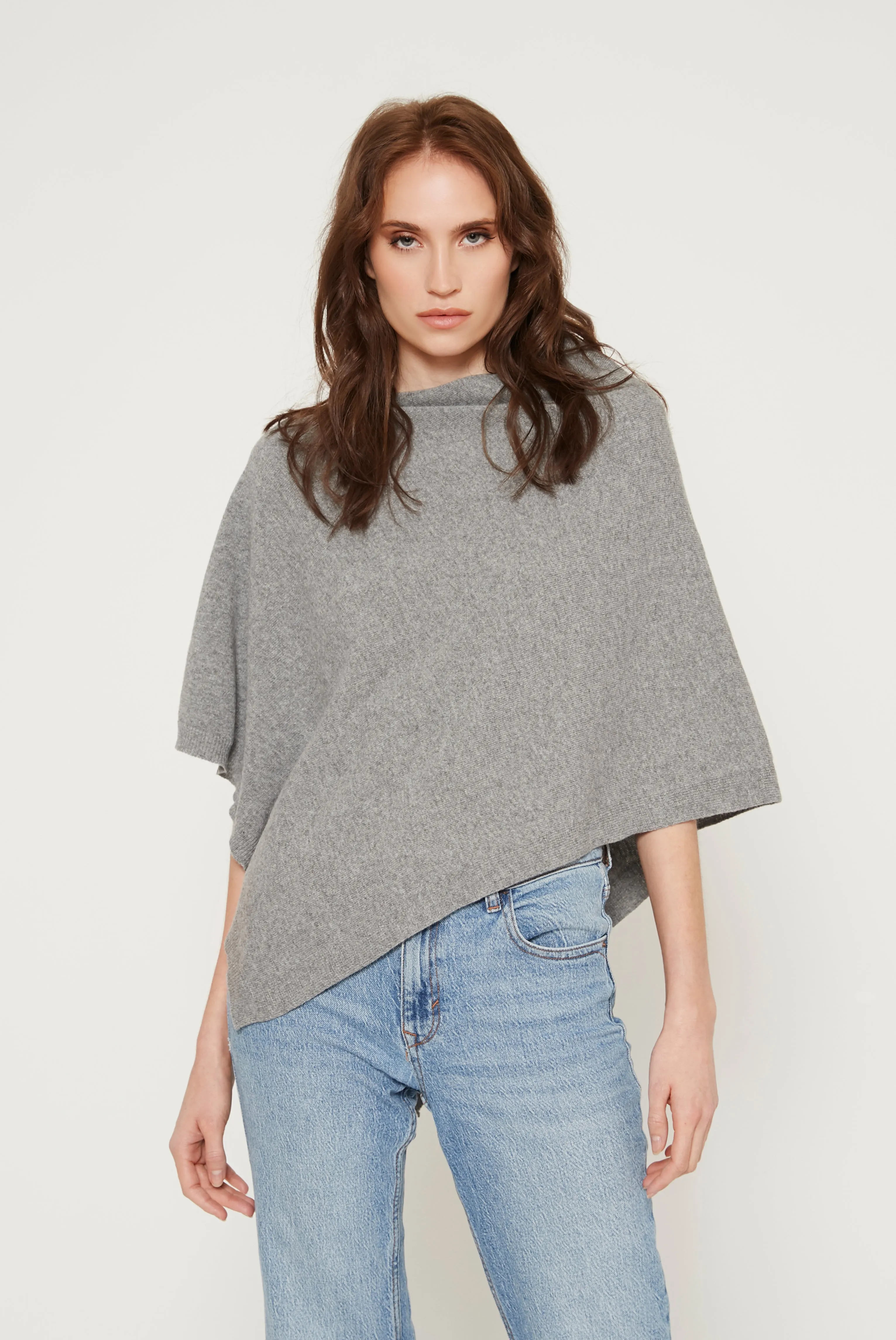 Cashmere Blend Poncho