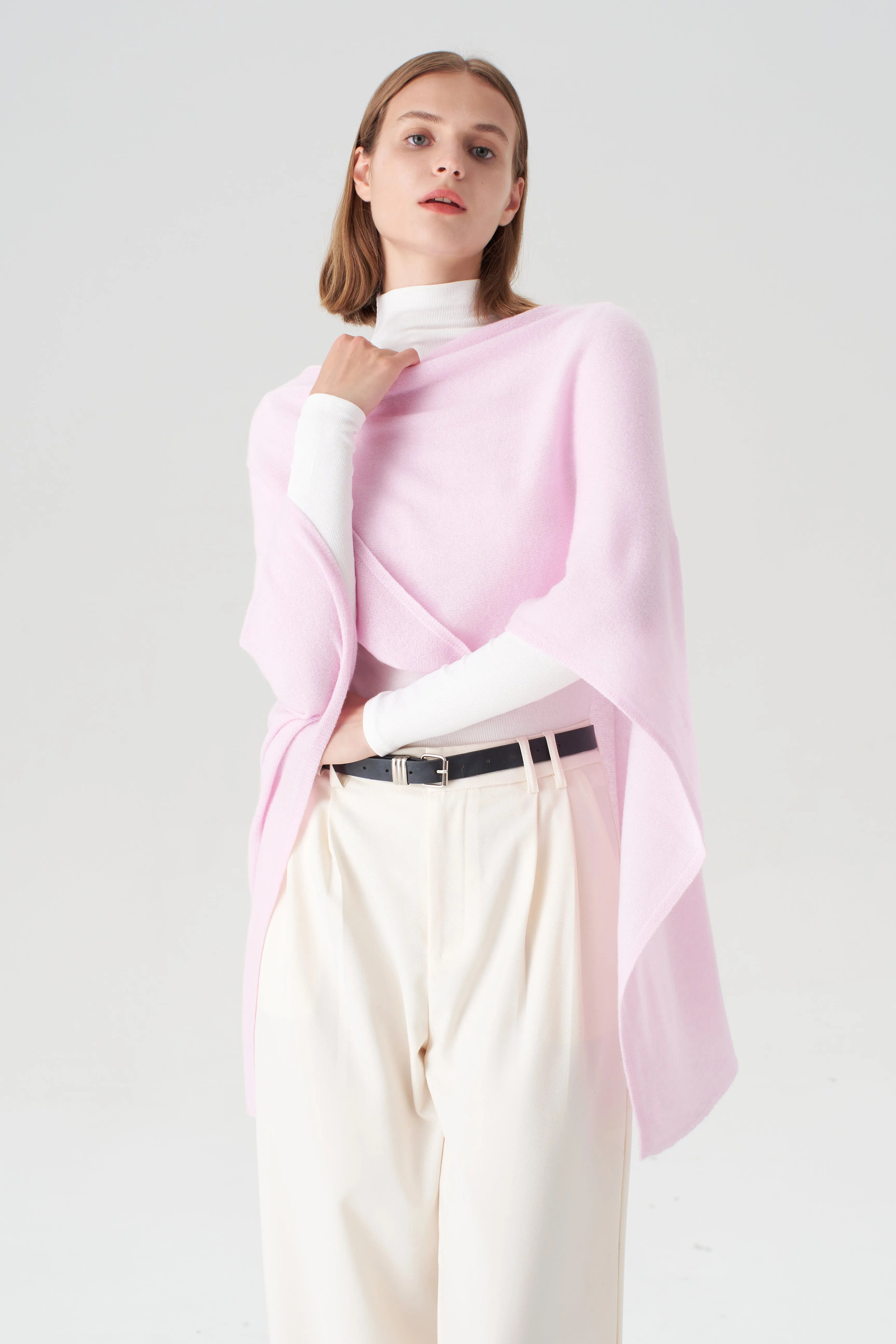 Cashmere Topper -Crystal Pink