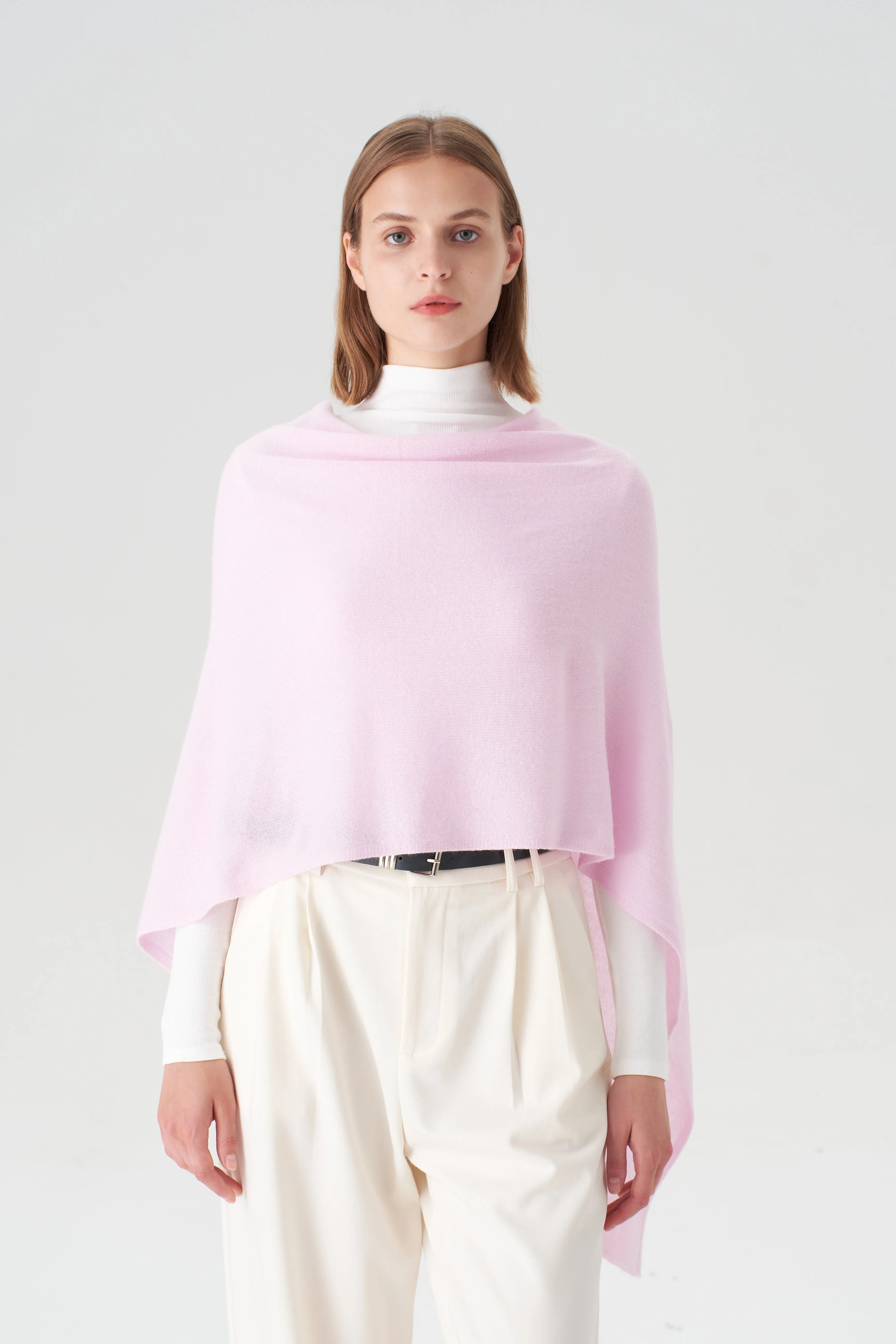 Cashmere Topper -Crystal Pink