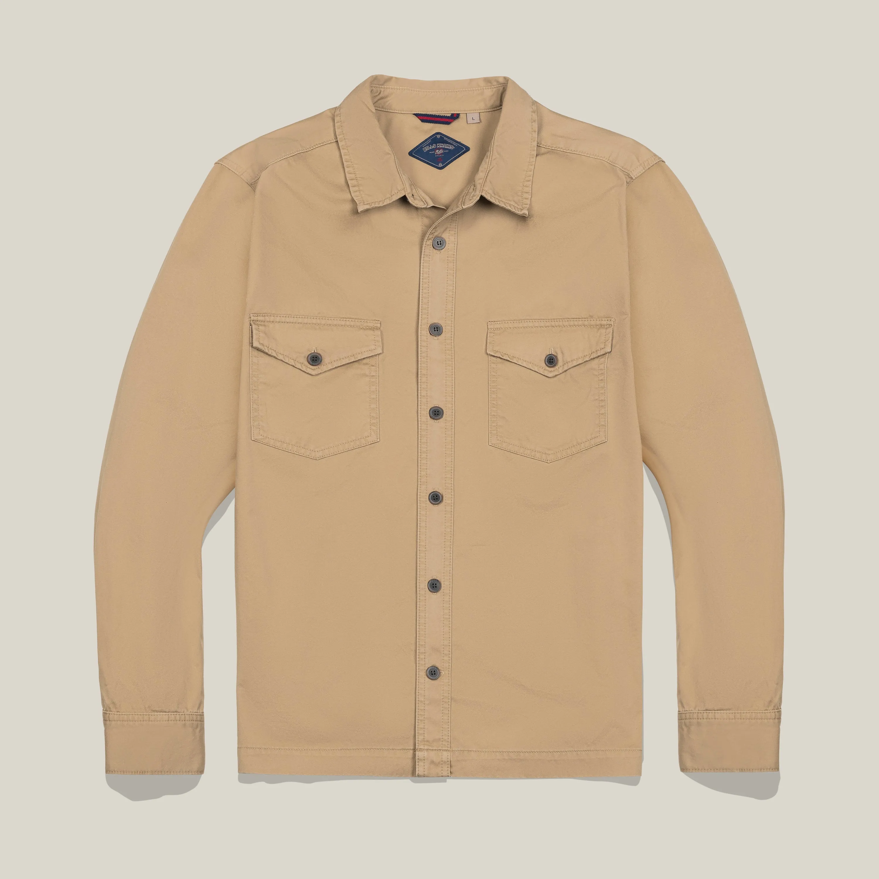 Classic Fit Broken-In Twill Cover Shirt