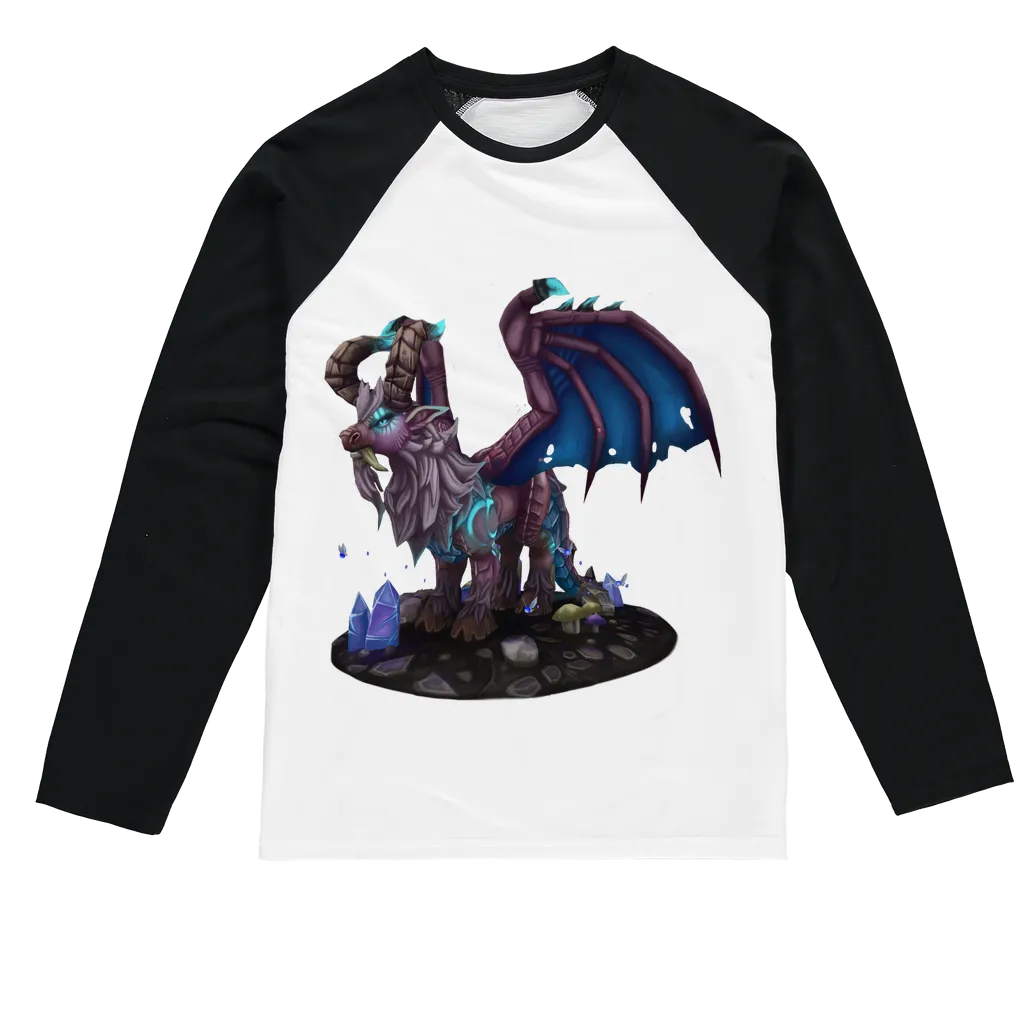 Deviant Dungeon Lurker Sublimation Baseball Long Sleeve T-Shirt