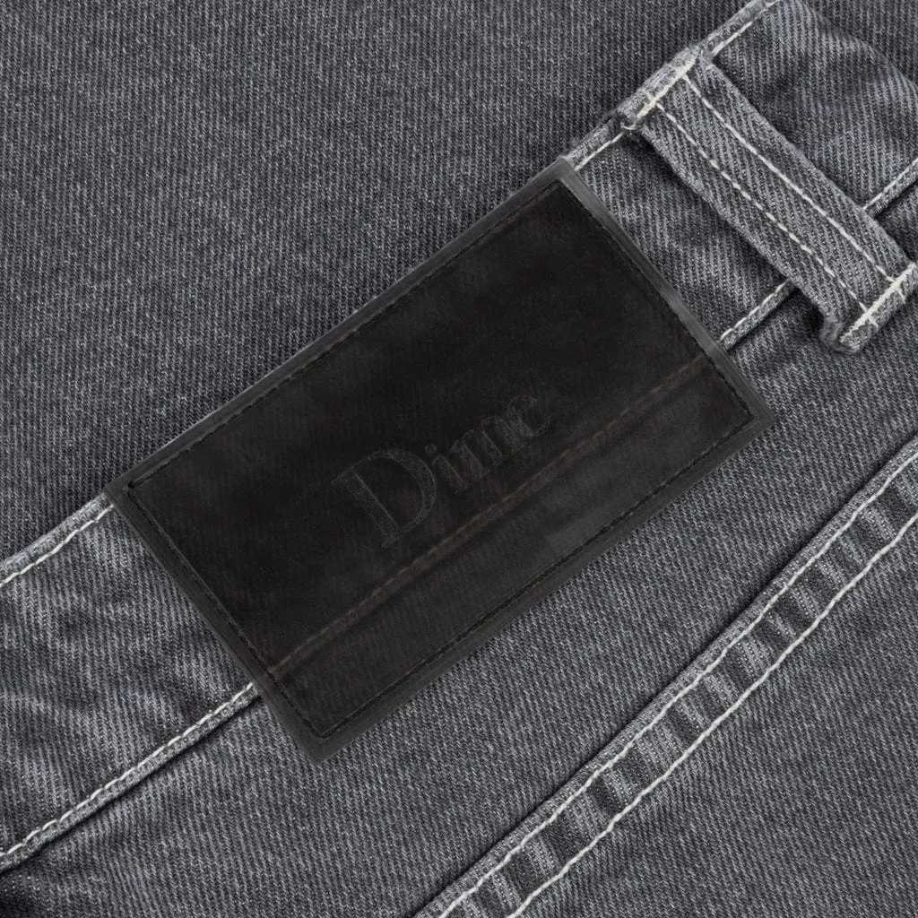 Dime MTL Classic Denim Shorts Faded Black