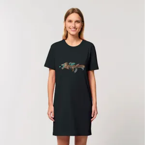 Dragon Gun Organic T-Shirt Dress