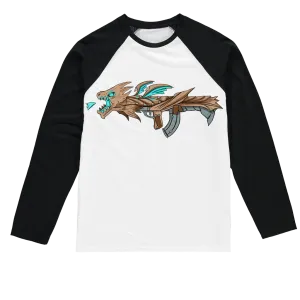 Dragon Gun Sublimation Baseball Long Sleeve T-Shirt