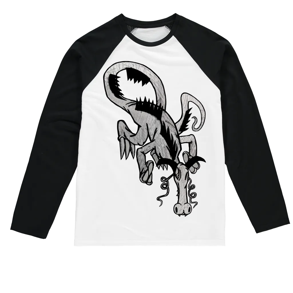 Dragon Sublimation Baseball Long Sleeve T-Shirt