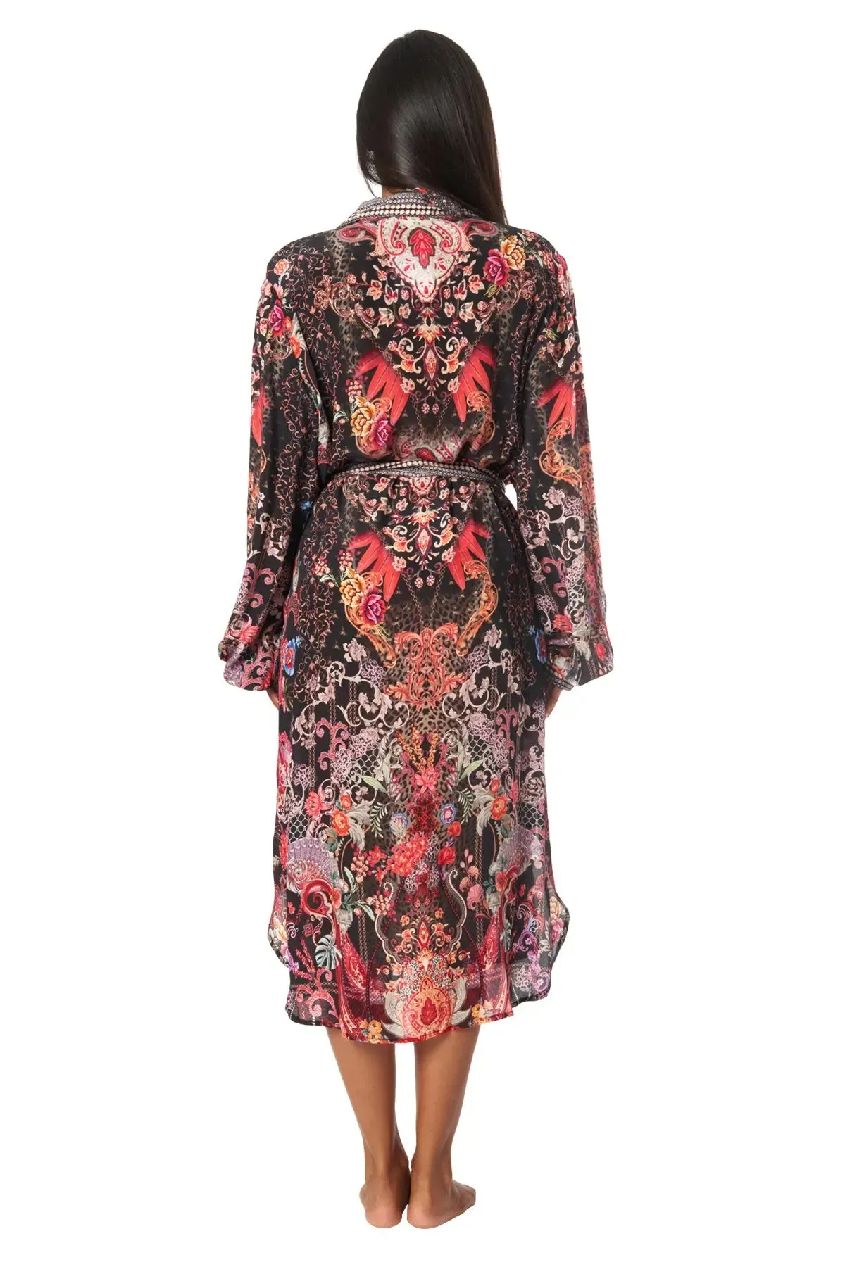 Forest Festival Easy Shirtdress Cover-Up