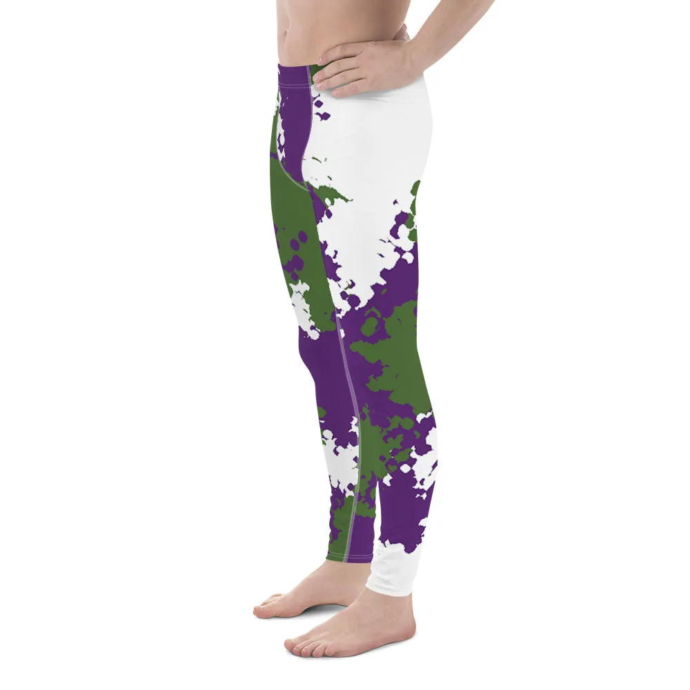 Genderqueer Pride Men's Leggings - Camo