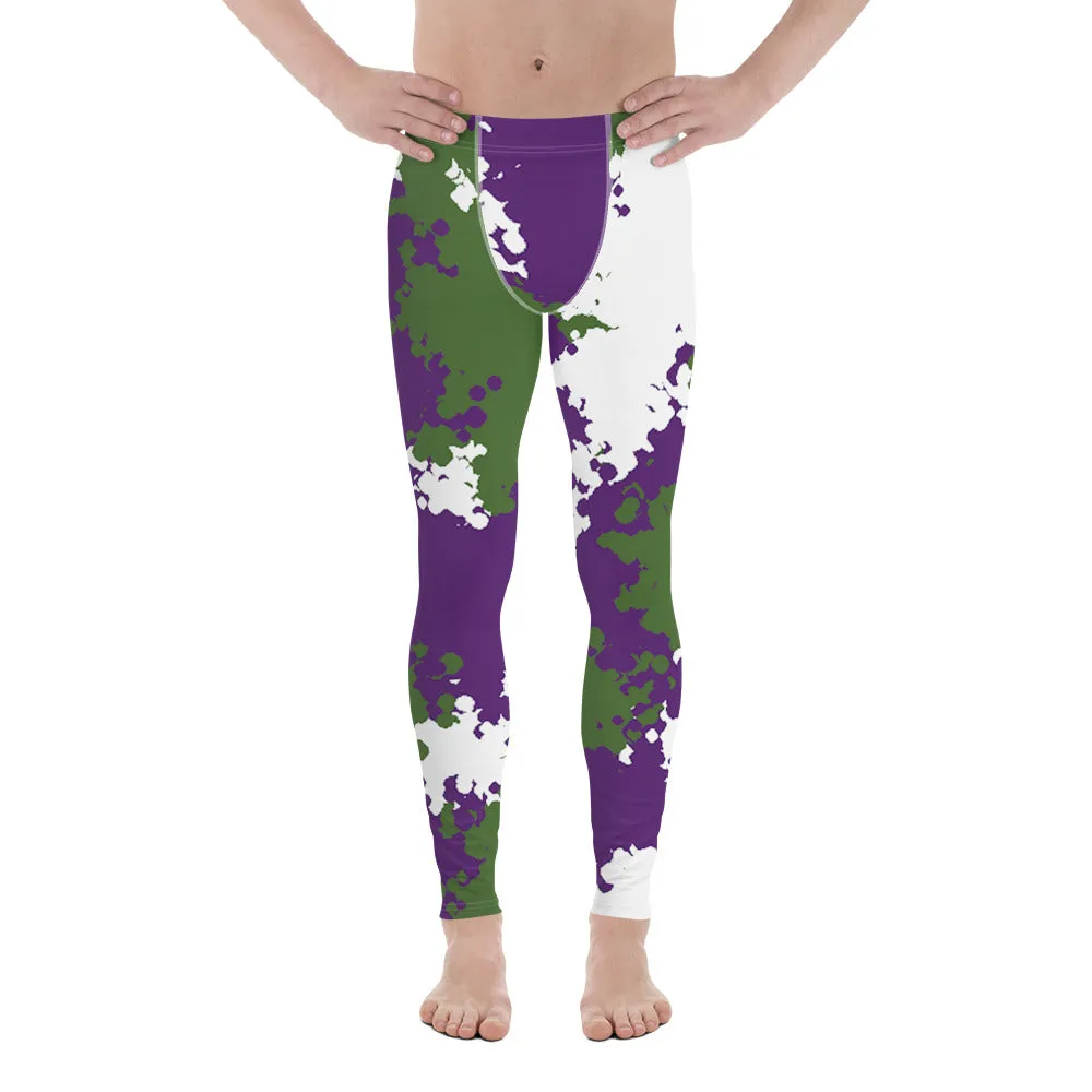 Genderqueer Pride Men's Leggings - Camo