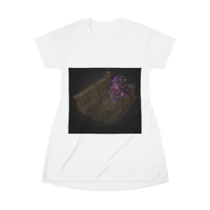 Hand-Painted Dungeon All Over Print T-Shirt Dress