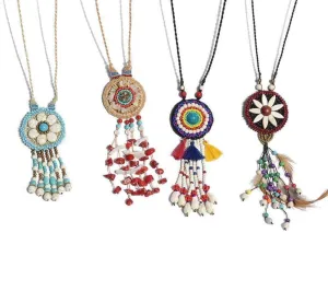 Handmade Bohemian Beads Tassel Necklaces