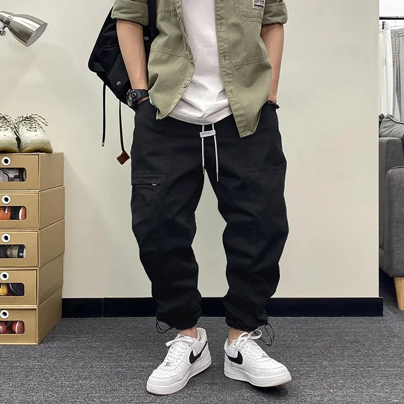 Harem Pants Streetwear Casual Cargo Pants - Korean Trendy Trousers