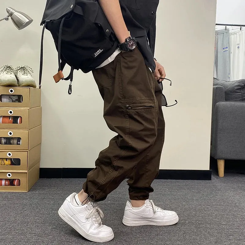 Harem Pants Streetwear Casual Cargo Pants - Korean Trendy Trousers