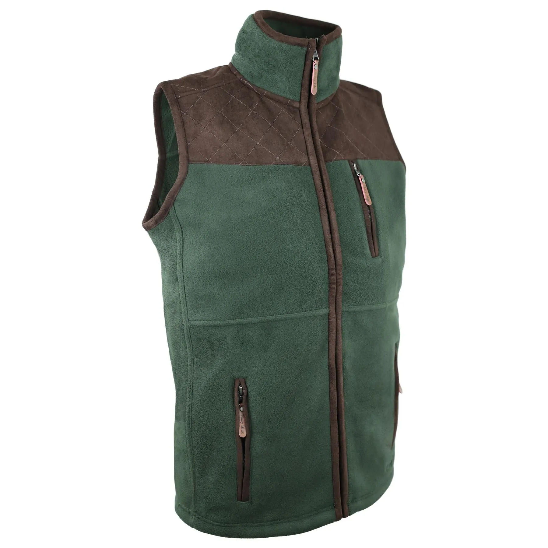 Hazy Blue Denton II Mens Fleece Gilet