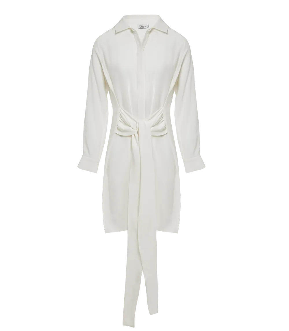 Heroine Tie Front Shirtdress