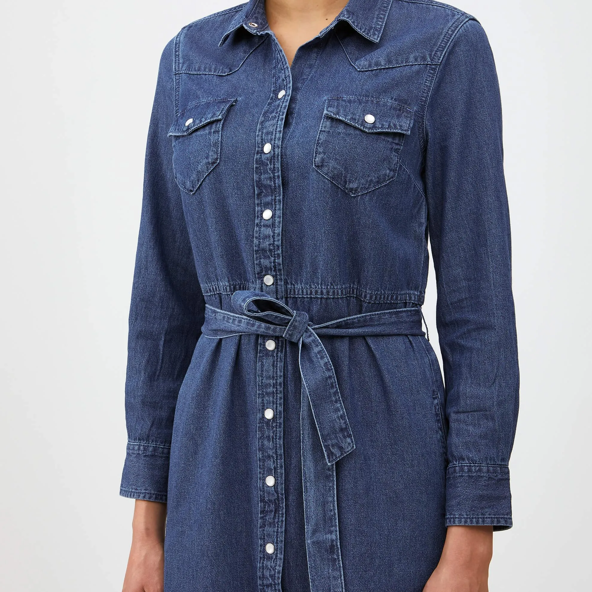 Indigo Shirtdress