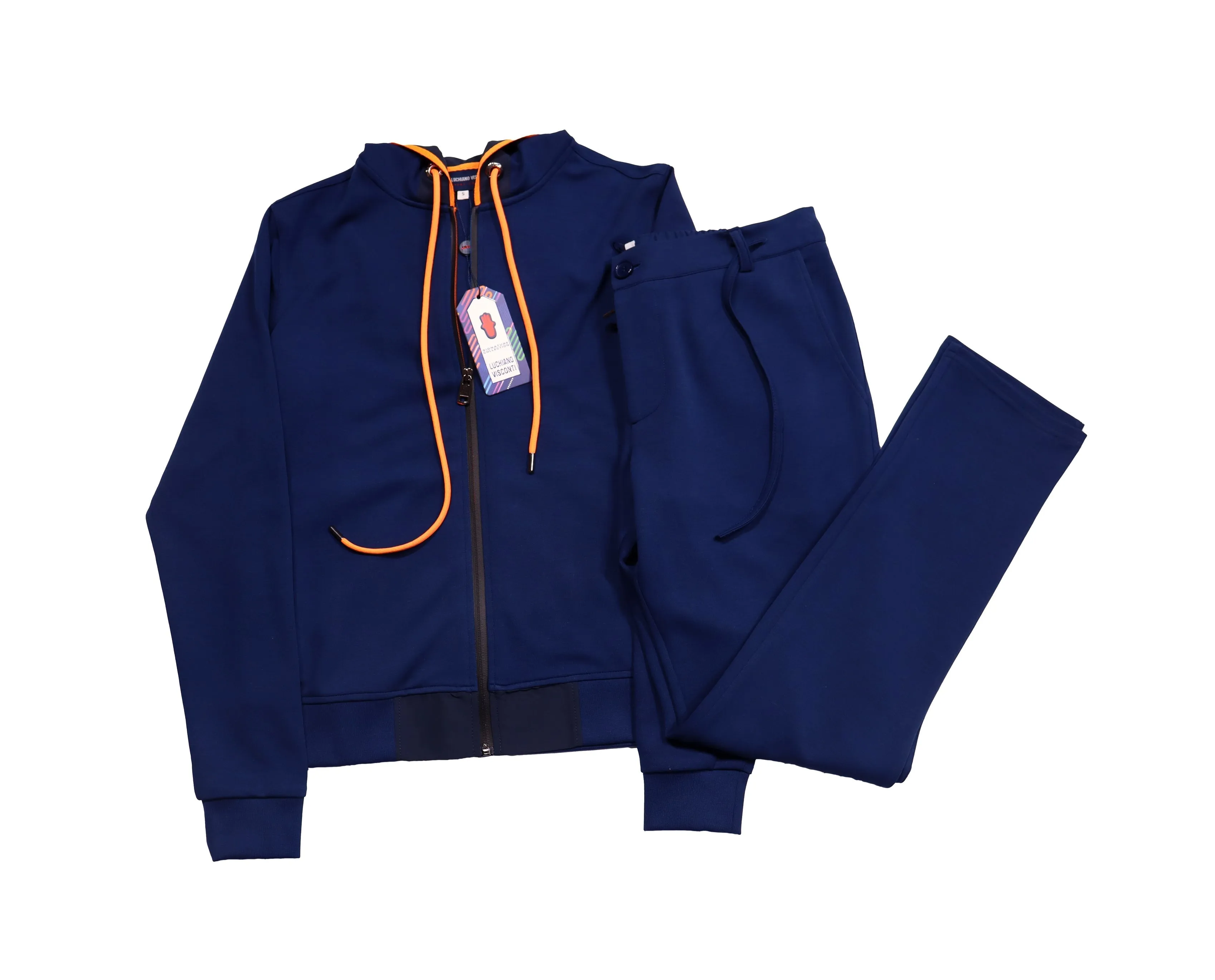 Indigo with Orange Jogger Pants