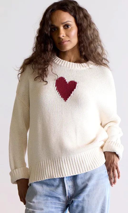 Lovey Heart Sweater - Kerri Rosenthal