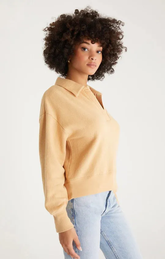 MAEVE COLLAR HENLEY TOP