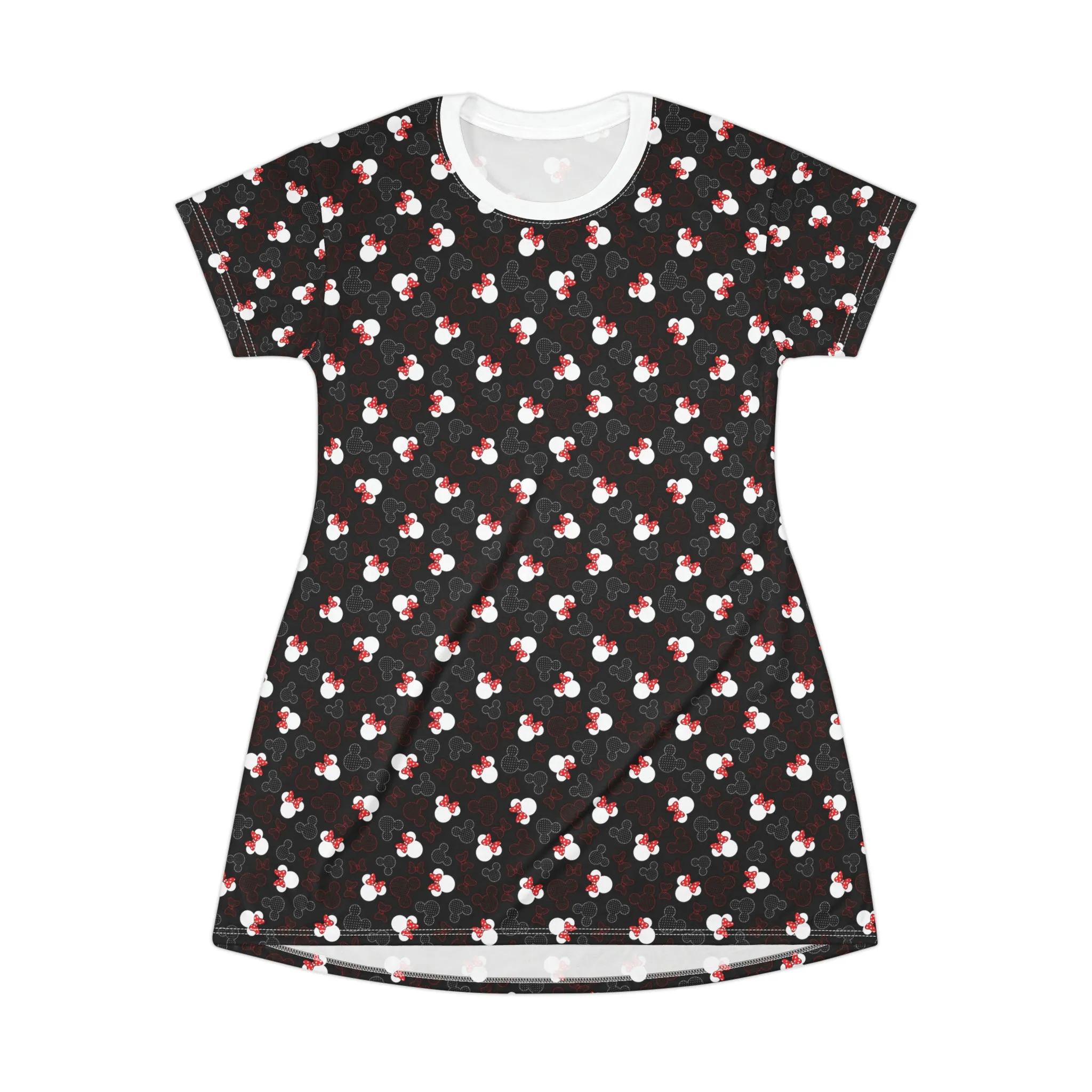 Mickey And Minnie Dots T-Shirt Dress