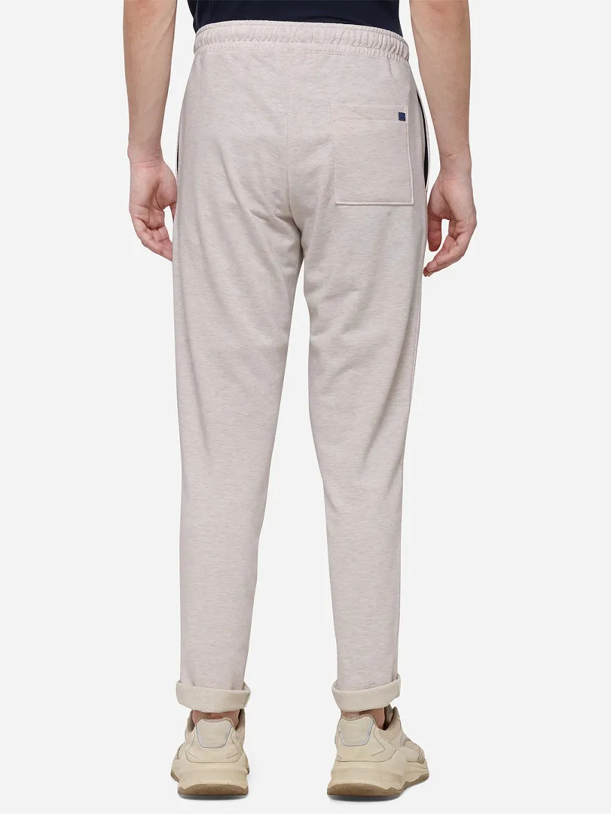 Off-White Solid Regular Fit Track Pants | JadeBlue