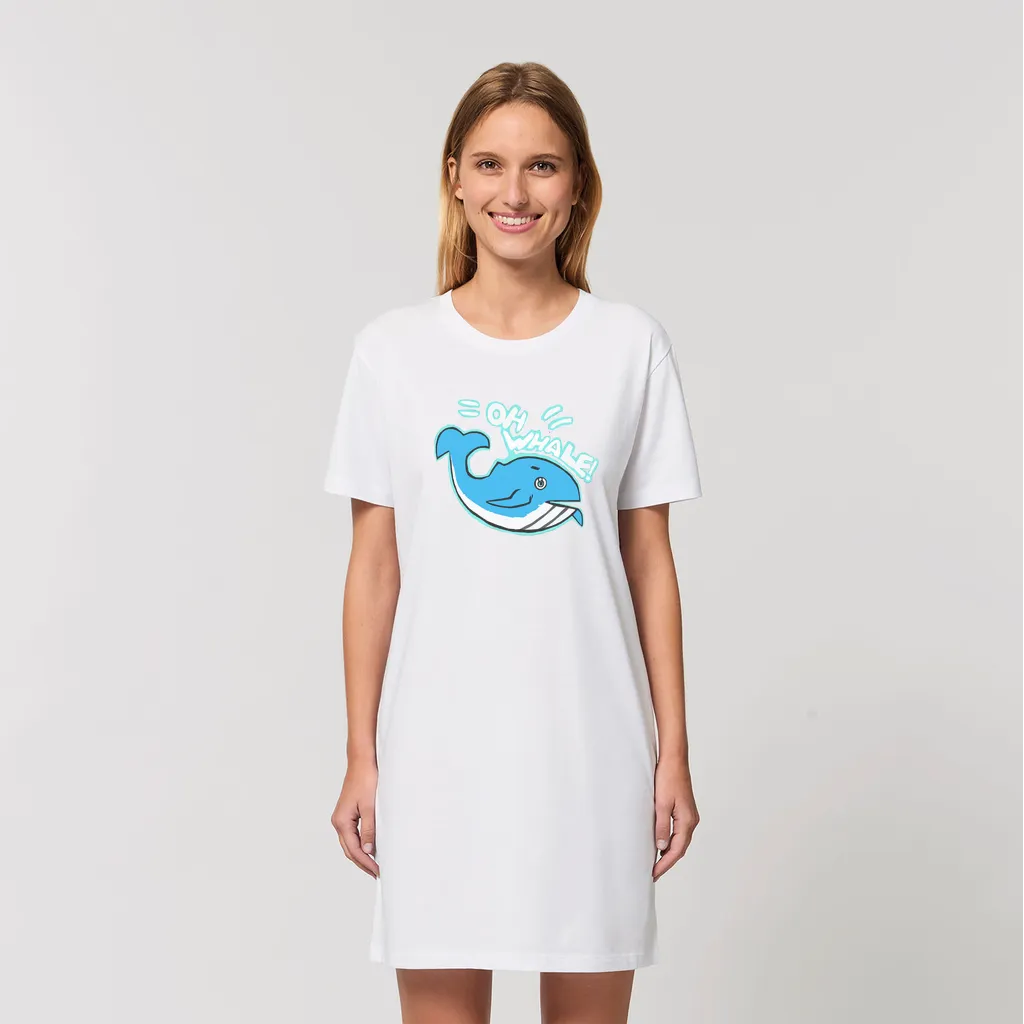 Oh Whale Organic T-Shirt Dress