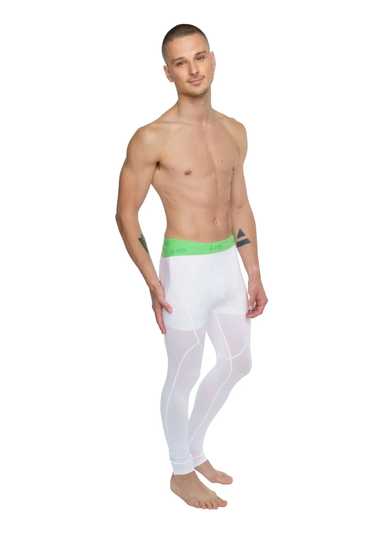 Performance Yoga Leggings - Long (Arctic White)