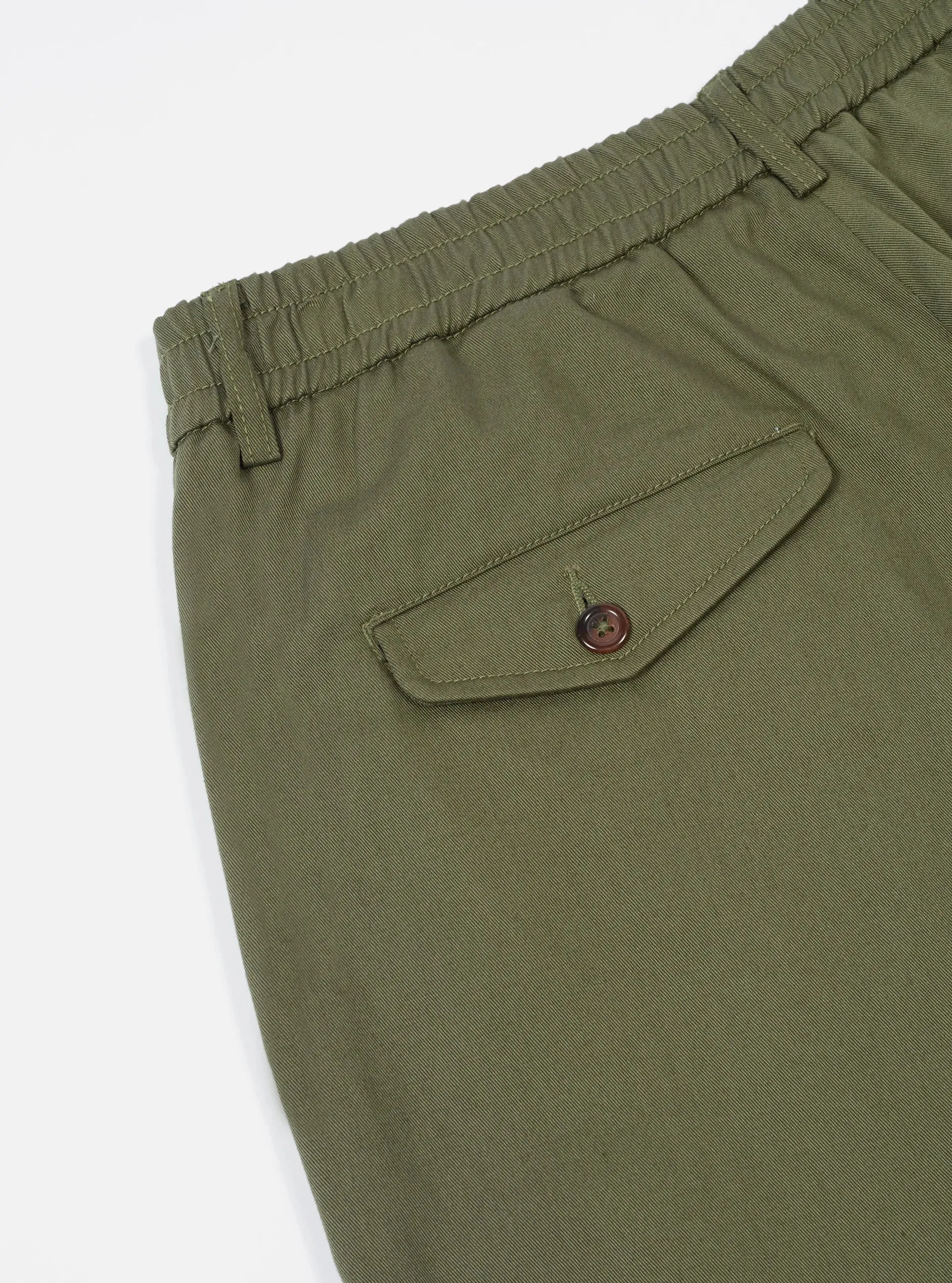 Pleated Track Pants | Olive