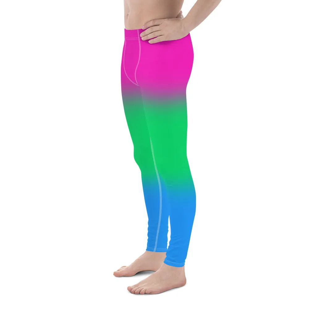 Polysexual Poly Pride Men's Leggings Yoga Pants - Ombre