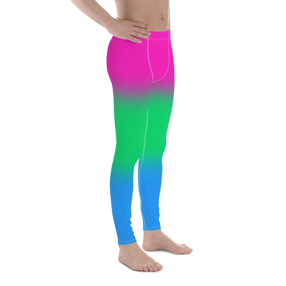 Polysexual Poly Pride Men's Leggings Yoga Pants - Ombre