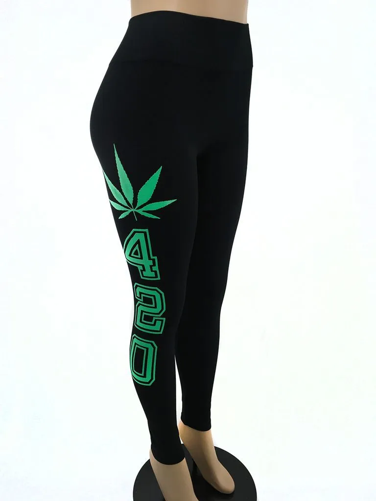 Pot Leaf 420 Leggings