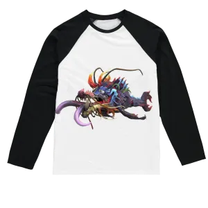 Ryuuk the Fish Dragon God Sublimation Baseball Long Sleeve T-Shirt