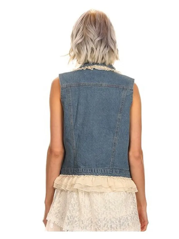 SAS107 - CURVY DENIM VEST