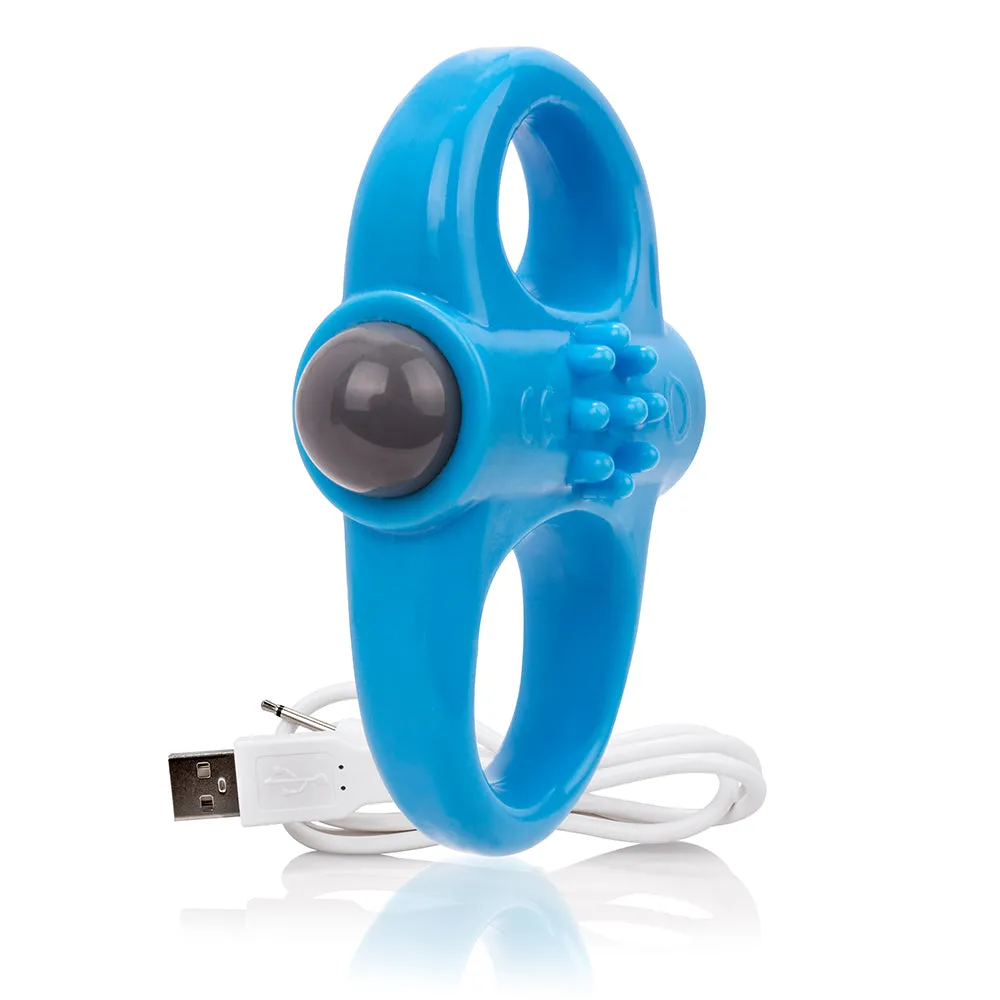 Screaming O Charged Yoga Vooom Mini Vibrator Blue