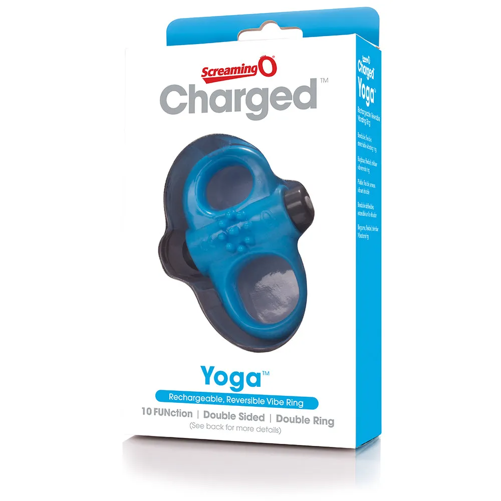 Screaming O Charged Yoga Vooom Mini Vibrator Blue