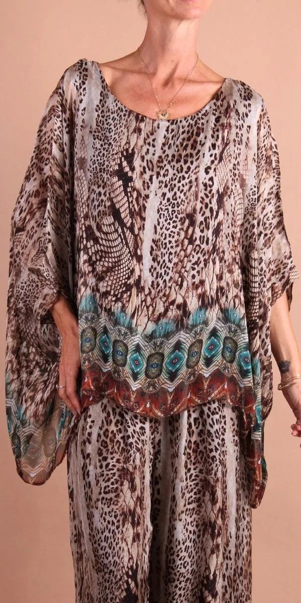 Seta Boho Print Kaftan