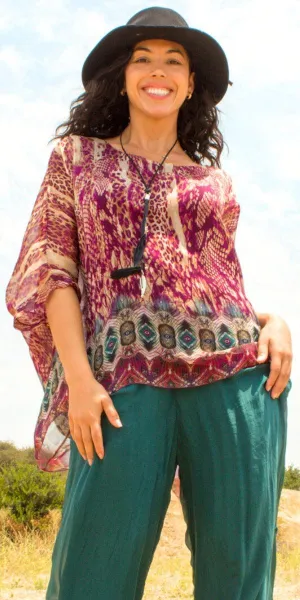 Seta Boho Print Kaftan